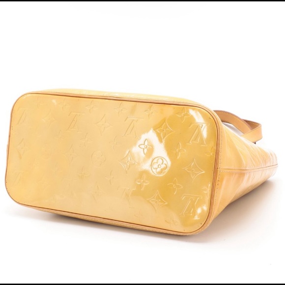 Authentic Louis Vuitton Houston Tote Bag in Monogram Vernis and Vachetta Leather - Picture 5 of 16